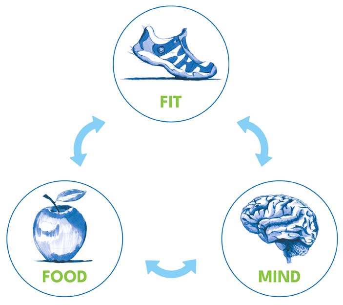 3-luik FIT - FOOD - MIND