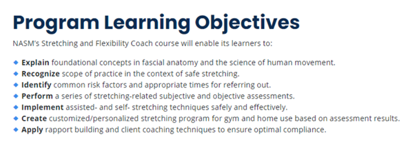 objectives