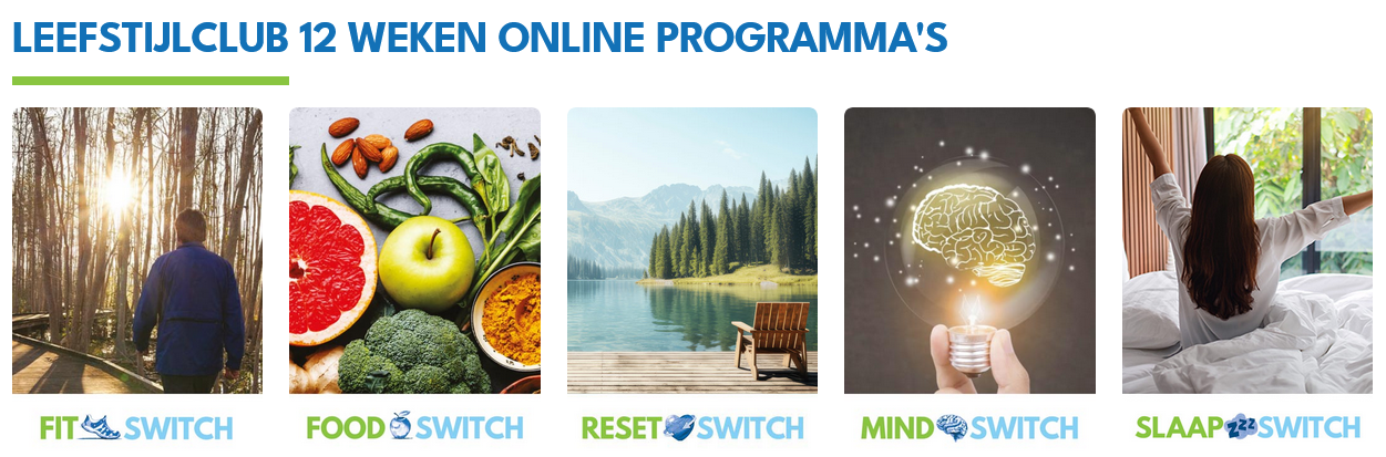 Leefstijlclub programma's - FOOD - MIND